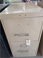 Two drawer file cabinet