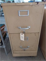 Two drawer file cabinet,