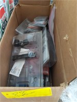 Box of taps and dies 
contents in background not