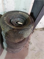 Assorted size tires/wheels