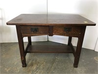 Antique Mission oak desk