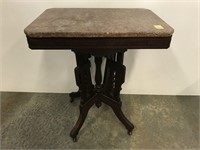 Victorian Tennessee marble top table