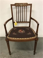 Petite French style side chair