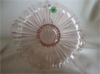 Candy dish, low profile.  Good condition.  (stand