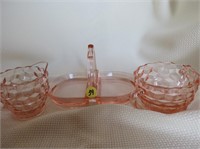 Creamer and Sugar with tray, Excellent condition