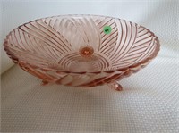 Bowl, footed(3).  8 1/2" Excellent Condition