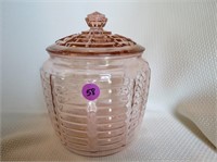 Jar,5 1/2" tall 5" wide. Excellent condition!