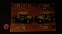 Collecter's Set of Classic Car Miniatures. "Ford M