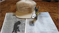 Original Klemme, IA, Runway Mouse Traps and hat