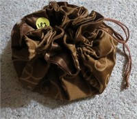 Jewlery Pouch with 8 pouches and a drawstring clos