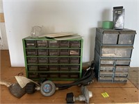 Tools-Organizer bins and contents,propane