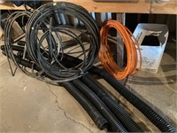 Building Supplies-Assorted hose and weeping tile