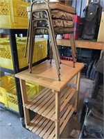 Furniture-Island cart/stack stools