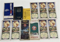 Lot Of Vintage Gas Station Advertising Road Maps
