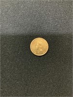 1855 $1 Gold Coin, Rare Type 2