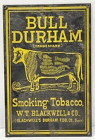 Porcelain Bull Durham Tobacco Advertising Sign