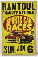 Rantoul Chanute National Races Cardstock Poster