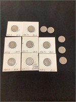 (13) Buffalo Nickels