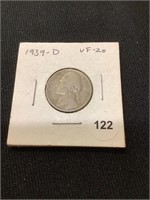 1939D Nickel