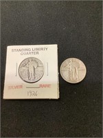 1926 & 1928 Standing Liberty Quarters