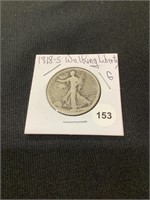 1918S Walking Liberty Half Dollar