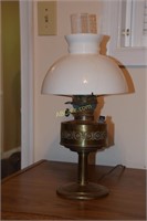 Brass lamp.