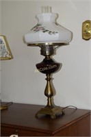 Amethyst lamp.