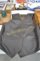 Coronado Leather Concealed Carry Vest - Size 50