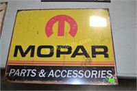 Metal Sign Mopar