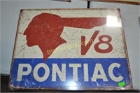 Metal Sign Pontiac