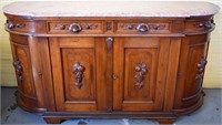 ANTIQUE VICTORIAN MARBLE BUFFET