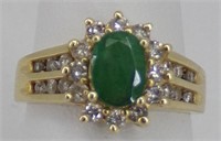 Emerald & Diamond Ring