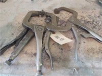 3 vise grip clamps