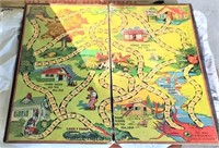 Uncle Wiggily game board - Howard R. Garis