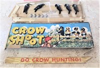 1950's Jaymar Crow Shoot game pieces: 5 crows &