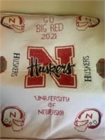 Handcrafted Husker Afghan by Tasia Anest