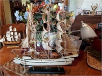 Vintage  Handmade Ship