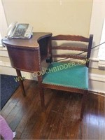 Antique Telephone Bench