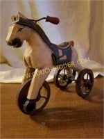 SMALL Vintage  Wood Horse