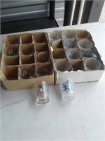 16 SHOT GLASSES MICHIGAN & LOVE TO SKI