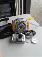 CANON POWER SHOT CAMERA & WATERPROOF CASE