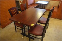 46x28" Table & 4 Chairs