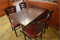 46x28" Table & 4 Chairs