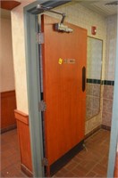 Mens Restroom Door, Frame & Hardware