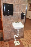 Hand Wash Sink with Soap & Towel