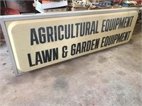 Agricultural Equipment Lawn & Garden Lighted Sign
