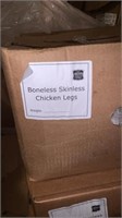 12 boxes of boneless chicken Legs