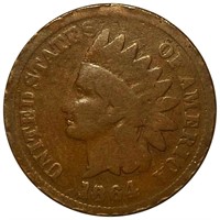 1864 "With L" Indian Head Penny NICELY CIRCULATED