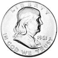 1961-D Franklin Half Dollar UNCIRCULATED