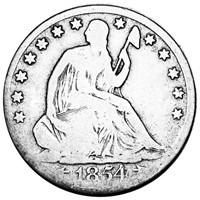 1854-O Seated Half Dollar NICELY CIRCULATED